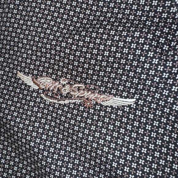 Cinch Tony Muzi Western Boots Bits & Spurs Kata Fay Rodeo Button Up Shirt - L - Picture 2 of 11